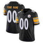MyBoyd Custom P.Steelers Black Limited Vapor Untouchable Home Game Any Name & Numbers Stitched Jerseys