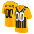 MyBoyd Custom P.Steelers Gold Alternate 1933 Throwback Game Stitched Jerseys