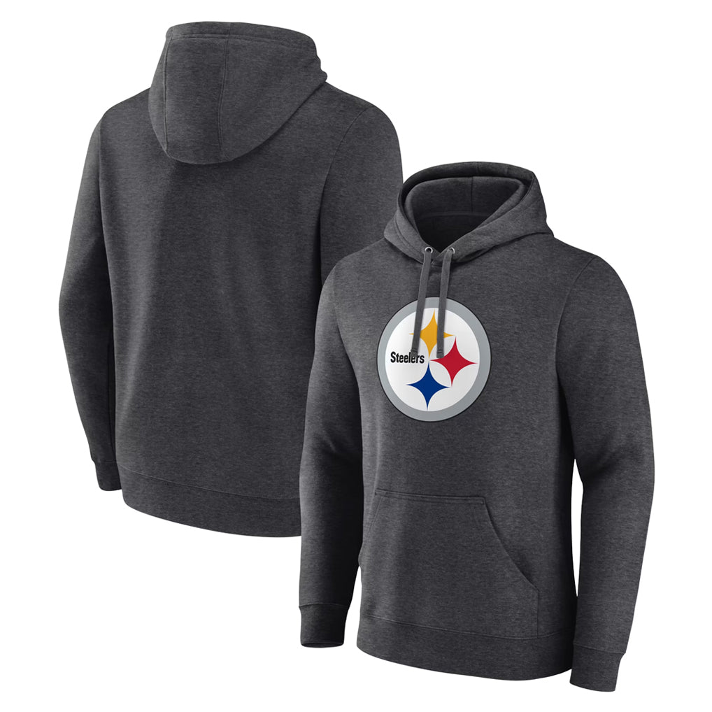 MyBoyd Custom P.Steelers Gray Pullover Hoodies Limited Any Name & Numbers  Stitched Jerseys