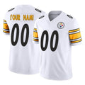 MyBoyd Custom P.Steelers White Limited Vapor F.U.S.E. Home Game Any Name & Numbers Stitched Jerseys