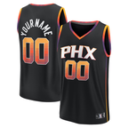 MyBoyd Custom P.Suns Black Fast Break Replica Stitched Jerseys - Statement Edition