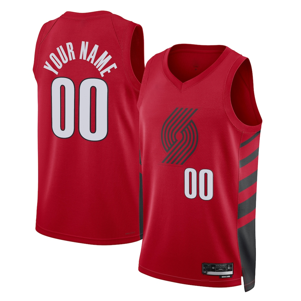 MyBoyd Custom PT.Blazers Red 202223 Swingman Stitched Jerseys - Statement Edition