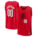 MyBoyd Custom PT.Blazers Red Fast Break Replica Stitched Jerseys- Statement Edition