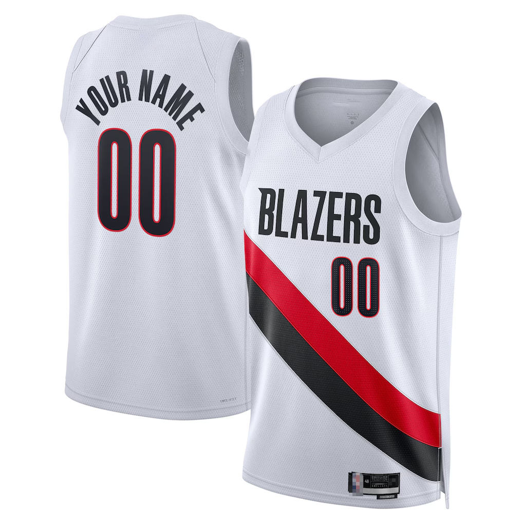 MyBoyd Custom PT.Blazers White Swingman Stitched Jerseys - Association Edition