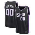 MyBoyd Custom S.Kings Black Fast Break Stitched Jerseys - Icon Edition