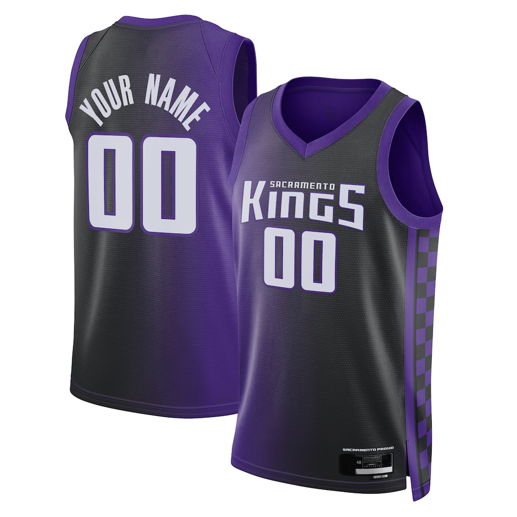MyBoyd Custom S.Kings Purple Swingman Stitched Jerseys - Statement Edition