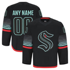 MyBoyd Custom S.Kraken Black Alternate Authentic Pro Jerseys