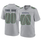 MyBoyd Custom S.Seahawks Gray Atmosphere Fashion Home Game Any Name & Numbers Stitched Jerseys