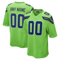MyBoyd Custom S.Seahawks Green Home Game Any Name & Numbers Stitched Jerseys