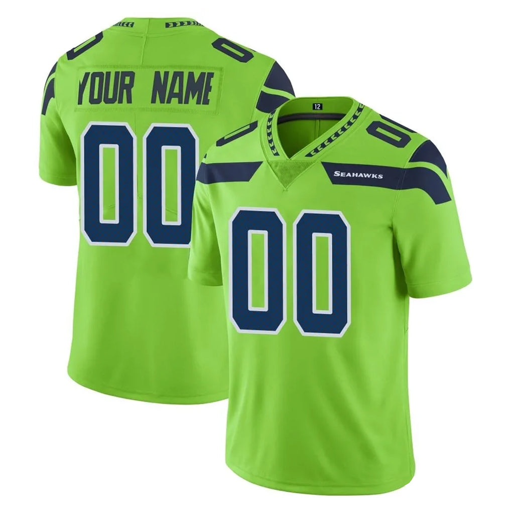 MyBoyd Custom S.Seahawks Green Limited Color Rush Home Game Any Name & Numbers Stitched Jerseys