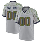 MyBoyd Custom S.Seahawks Grey 2025 Rivalries Collection Home Game Any Name & Numbers Stitched Jerseys