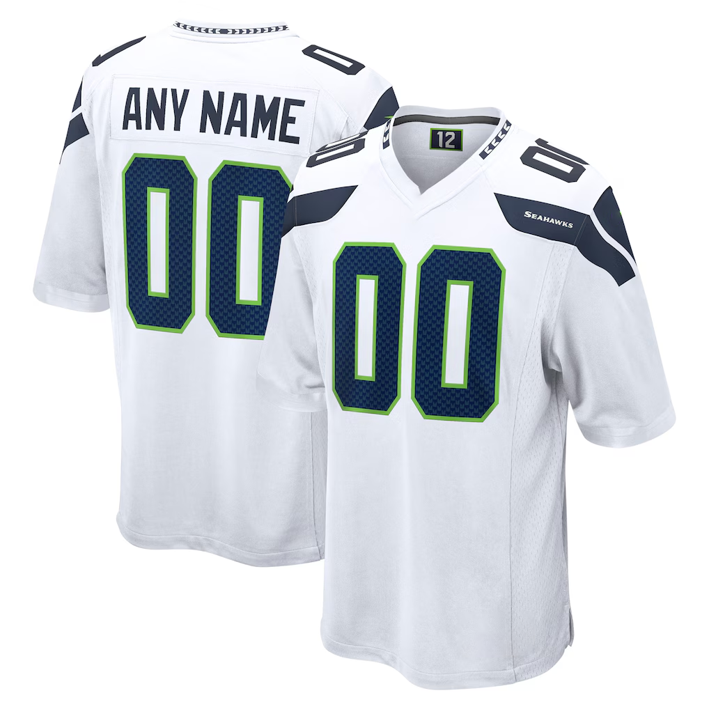 MyBoyd Custom S.Seahawks White Game Stitched Jerseys