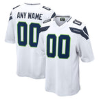 MyBoyd Custom S.Seahawks White Home Game Any Name & Numbers Stitched Jerseys
