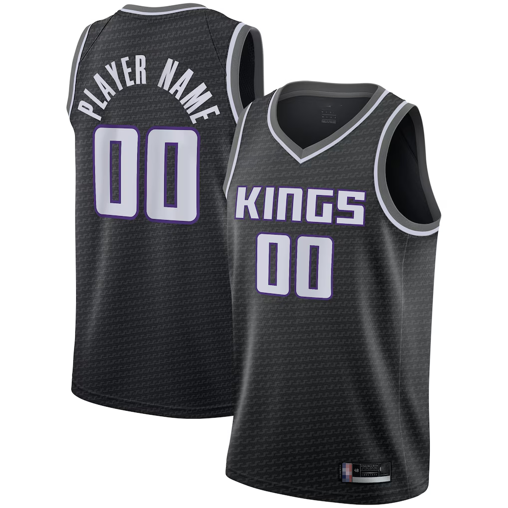 MyBoyd Custom S.kings Black Swingman Stitched Jerseys - Statement Edition