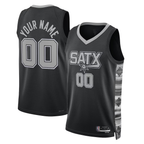 MyBoyd Custom SA.Spurs Black 202223 Swingman Stitched Jerseys - Statement Edition