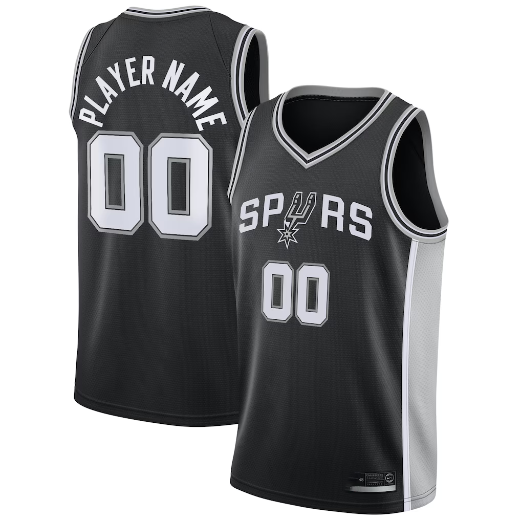 MyBoyd Custom SA.Spurs Black Fast Break Replica Jerseys - Statement Edition
