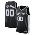 MyBoyd Custom SA.Spurs Black Fast Break Replica Stitched Stitched Jerseys - Icon Edition