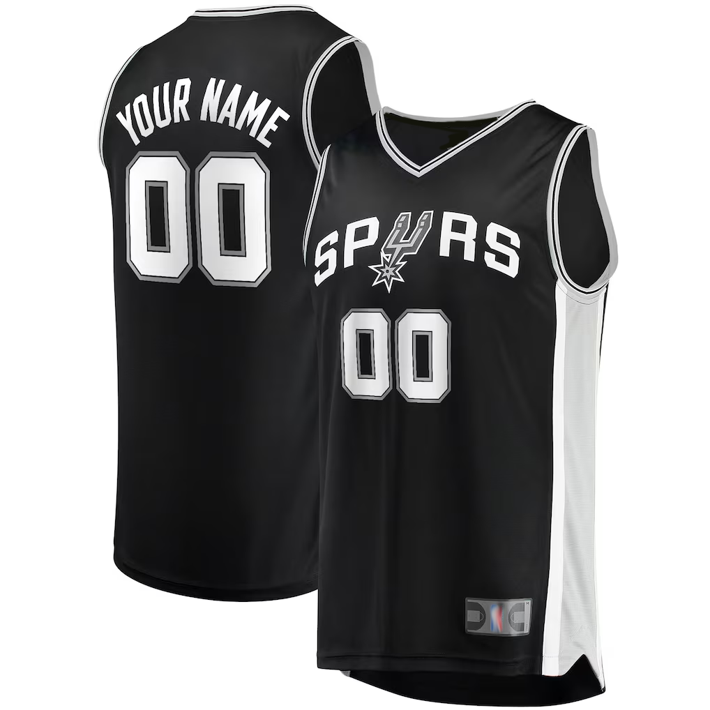 MyBoyd Custom SA.Spurs Black Swingman Jerseys - Icon Edition
