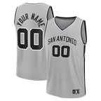 MyBoyd Custom SA.Spurs Silver Fastbreak Stitched Jerseys- Statement Edition