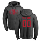 MyBoyd Custom SF.49ers Anthracite Pullover Hoodies Home Game Any Name & Numbers Stitched Jerseys