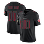 MyBoyd Custom SF.49ers Black Impact Limited Home Game Any Name & Numbers Stitched Jerseys