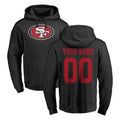MyBoyd Custom SF.49ers Black LOGO Pullover Hoodies Home Game Any Name & Numbers Stitched Jerseys
