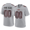 MyBoyd Custom SF.49ers Gray Atmosphere Fashion Home Game Any Name & Numbers Stitched Jerseys