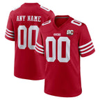 MyBoyd Custom SF.49ers Red 80th Game Home Any Name & Numbers Stitched Jerseys