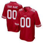 MyBoyd Custom SF.49ers Red Home Game Any Name & Numbers Stitched Jerseys