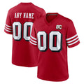 MyBoyd Custom SF.49ers Red Limited Alternate 80th Vapor Home Game Any Name & Numbers Stitched Jerseys