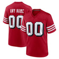 MyBoyd Custom SF.49ers Red Limited Alternate Vapor Home Game Any Name & Numbers Stitched Jerseys
