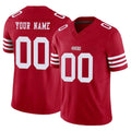 MyBoyd Custom SF.49ers Red Limited Vapor F.U.S.E. Home Game Any Name & Numbers Stitched Jerseys