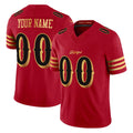 MyBoyd Custom SF.49ers Red Rivalries Vapor Limited Home Game Any Name & Numbers Stitched Jerseys