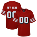 MyBoyd Custom SF.49ers Scarlet Alternate Game Stitched Jerseys
