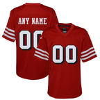 MyBoyd Custom SF.49ers Scarlet Alternate Game Stitched Jerseys