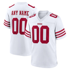 MyBoyd Custom SF.49ers White Game Player Stitched Jerseys