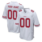 MyBoyd Custom SF.49ers White Home Game Any Name & Numbers Stitched Jerseys