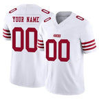 MyBoyd Custom SF.49ers White Limited Vapor F.U.S.E. Home Game Any Name & Numbers Stitched Jerseys