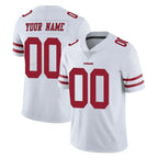 MyBoyd Custom SF.49ers White Limited Vapor Untouchable Home Game Any Name & Numbers Stitched Jerseys