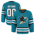 MyBoyd Custom SJ.Sharks Teal Home Authentic Pro Jerseys