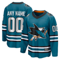 MyBoyd Custom SJ.Sharks Teal Home Breakaway Jerseys