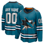MyBoyd Custom SJ.Sharks Teal Home Breakaway Jerseys
