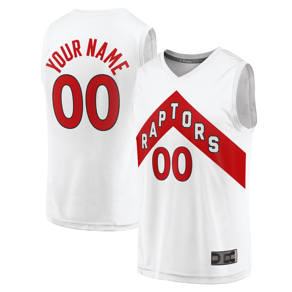 MyBoyd Custom T.Raptors White Fast Break Custom Replica Jerseys - Association Edition