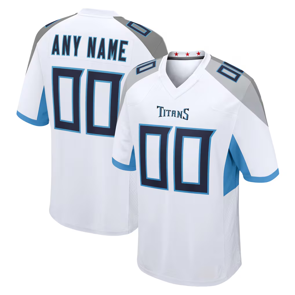 MyBoyd Custom T.Titans White Game Stitched Jerseys