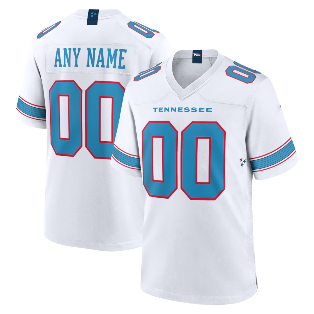 MyBoyd Custom T.Titans White Game Stitched Jerseys