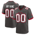 MyBoyd Custom TB.Buccaneers Pewter Alternate Game Stitched Jerseys