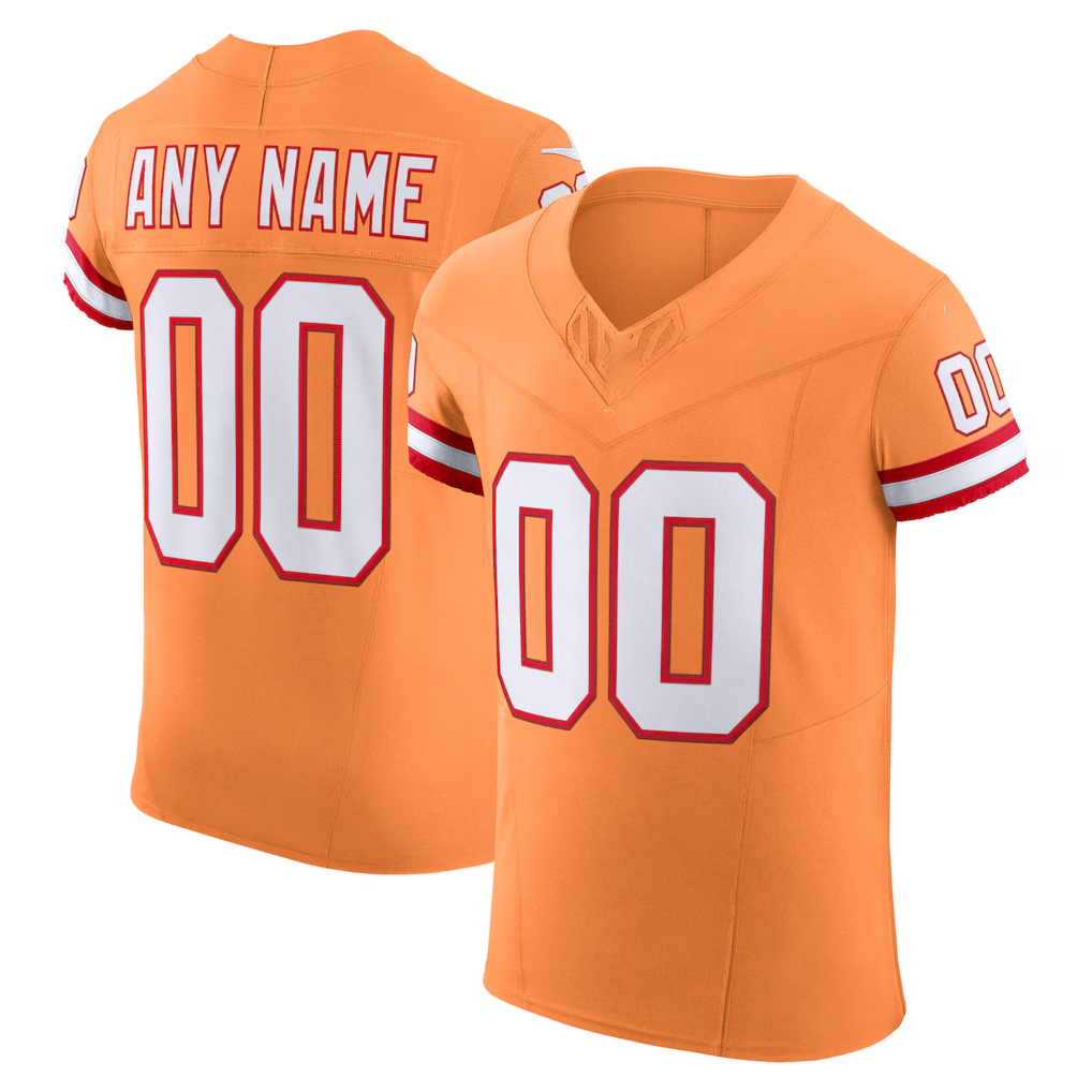 MyBoyd Custom TB.Buccaneers Tampa Bay Buccaneers Orange Vapor F.U.S.E. Elite Stitched Jerseys