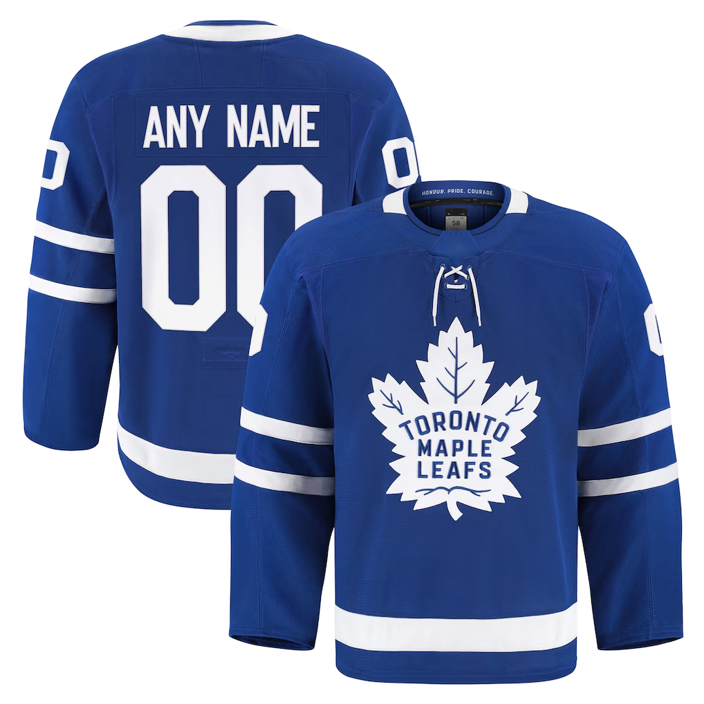 MyBoyd Custom TM.Leafs Blue Home Authentic Pro Jerseys