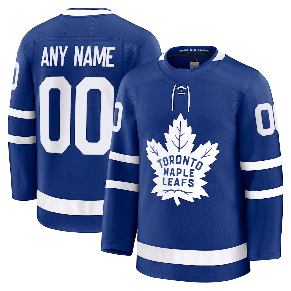 MyBoyd Custom TM.Leafs Blue Home Premium Jerseys