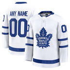 MyBoyd Custom TM.Leafs White Away Premium Jerseys